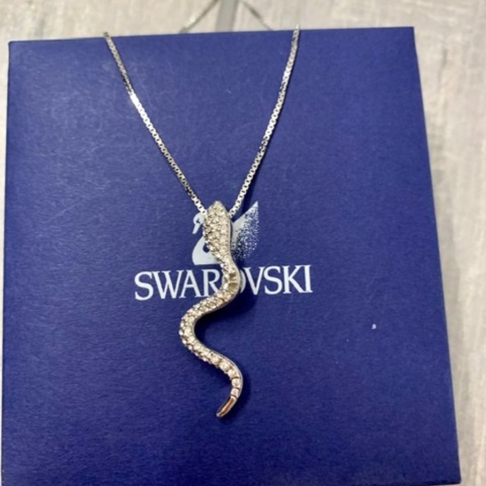 Swarovski snake necklace